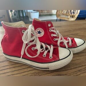 Converse Chuck Taylor Red High Tops